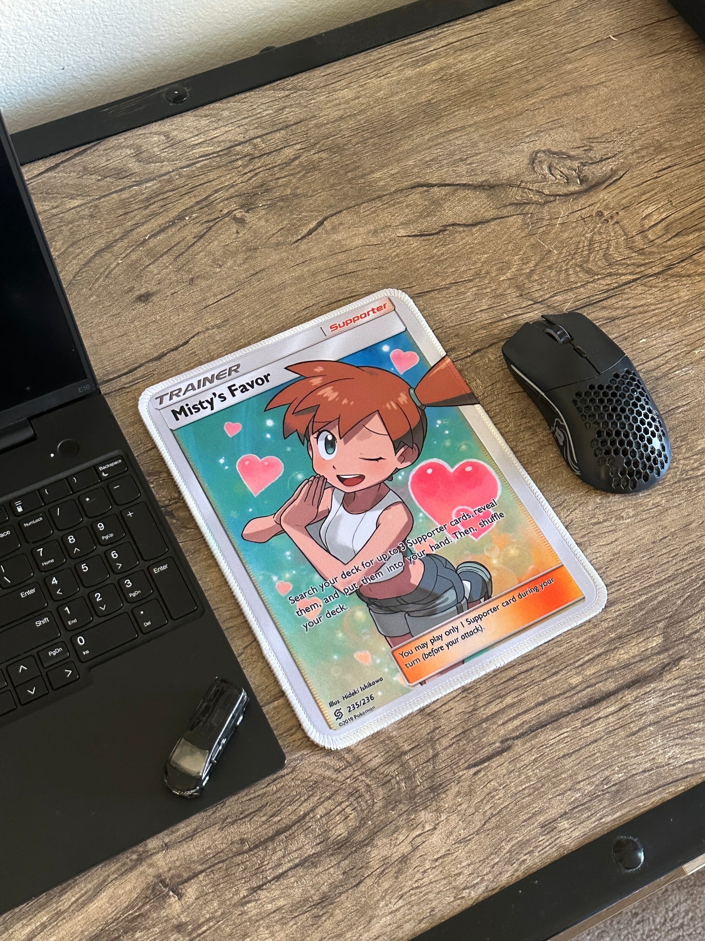 Pokemon Trading Card Game Trainer Mousepad - 10 x 7.5in
