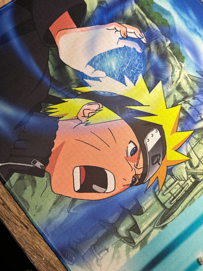 Naruto Shippuden Deskmat - Naruto vs Sasuke Mousepad 90x40cm