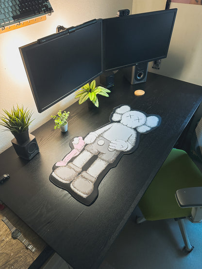 KAWS OG Companion Deskmat | 90x40cm, Die Cut | Streetwear Inspired