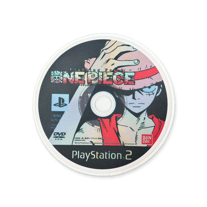 One Piece Luffy Playstation 2 CD Game Mousepad 9.5 x 9.5in