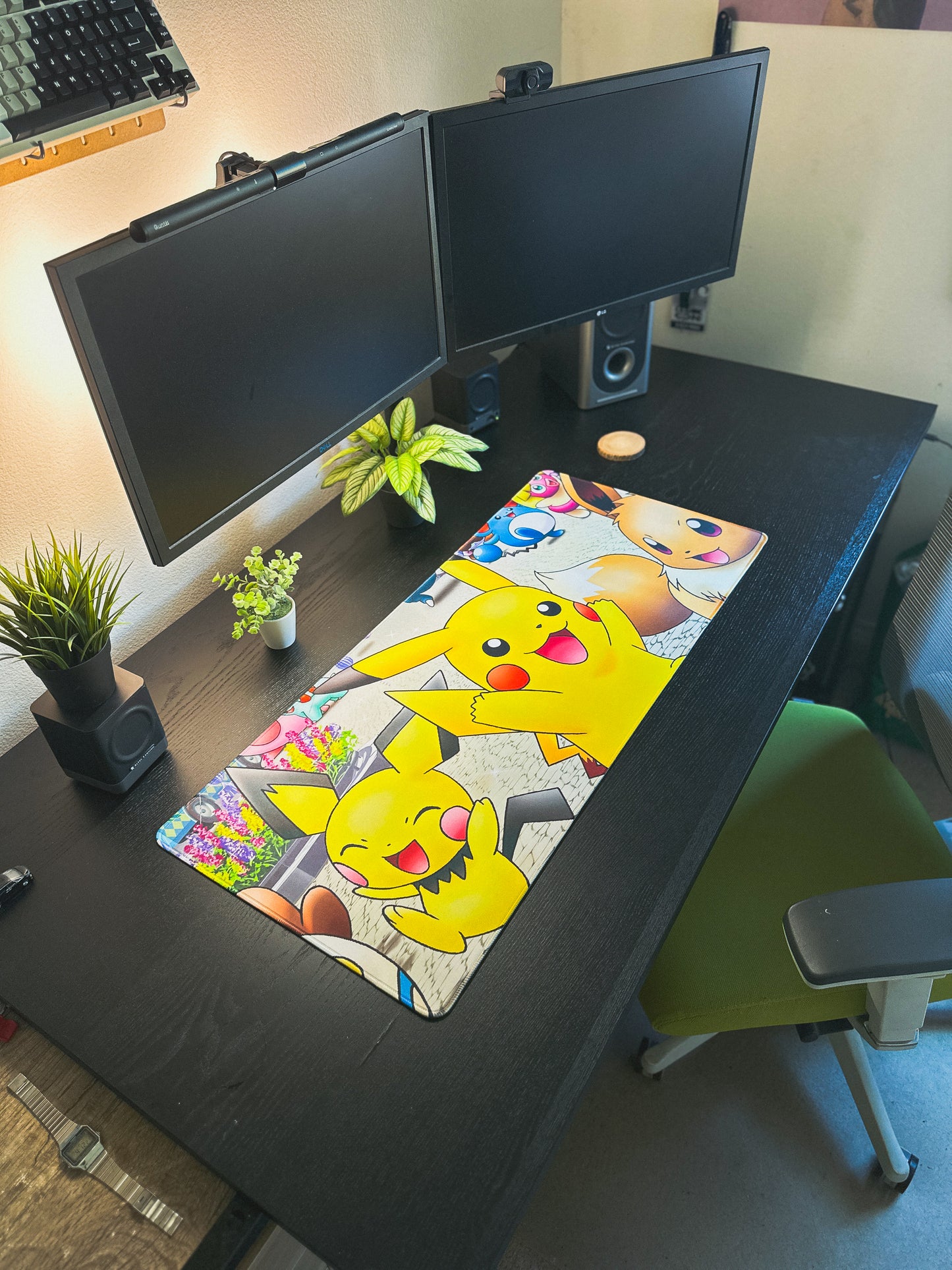 Pokemon Pikatown Deskmat | 90x40cm | Anime Inspired