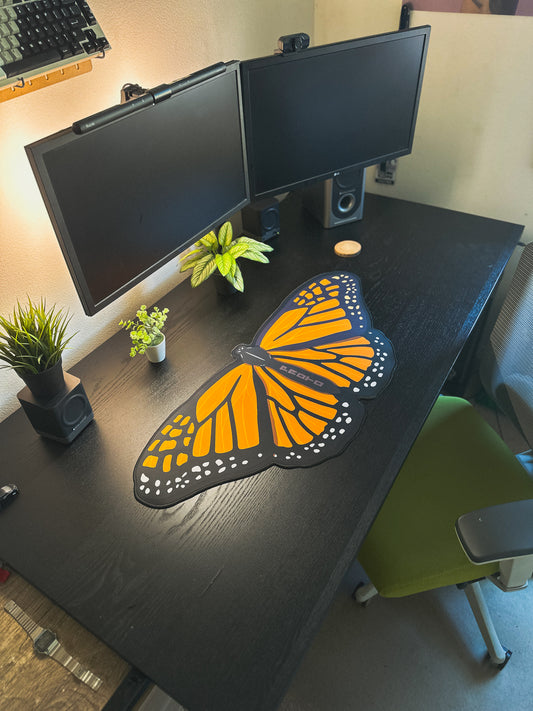 Proto Monarch Wings Deskmat | 90x40cm, Die Cut