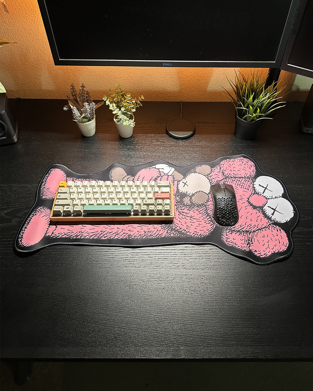 Kaws Uniqlo Companion Deskmat - Hypebeast Mousepad 28 x 13.5in