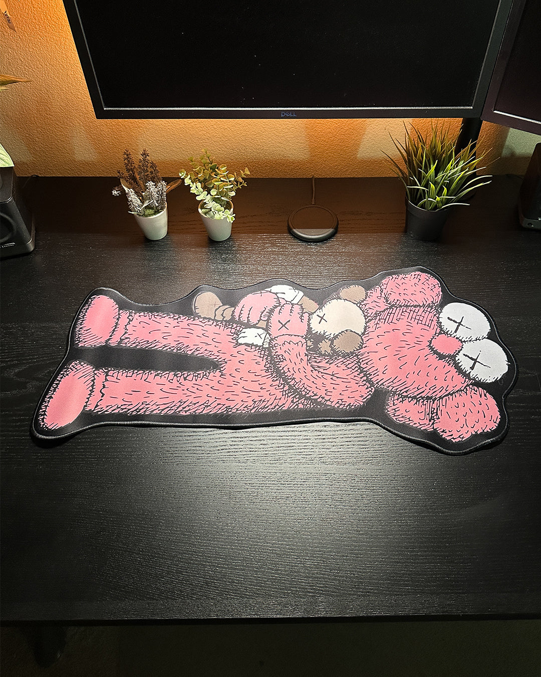 Kaws Uniqlo Companion Deskmat - Hypebeast Mousepad 28 x 13.5in