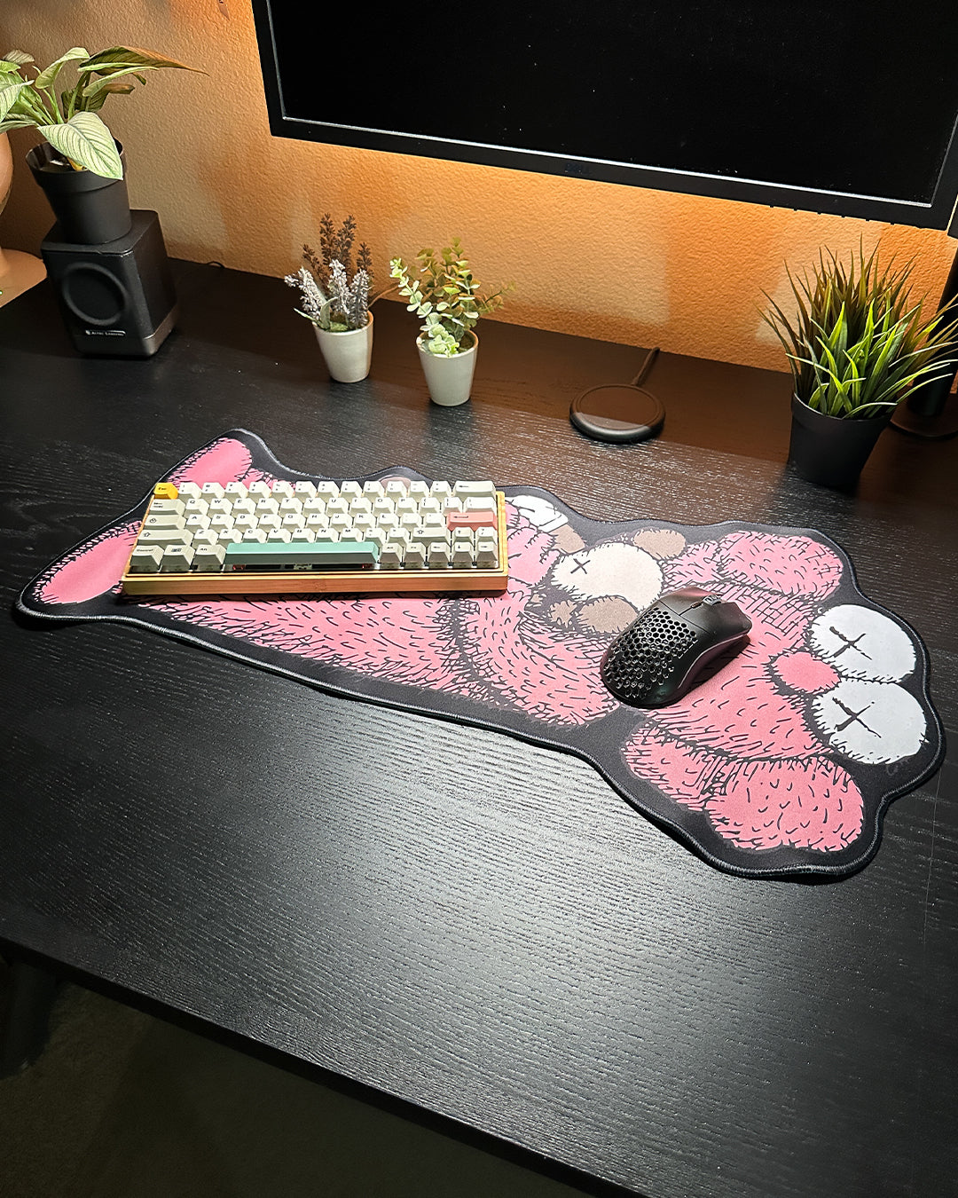 Kaws Uniqlo Companion Deskmat - Hypebeast Mousepad 28 x 13.5in
