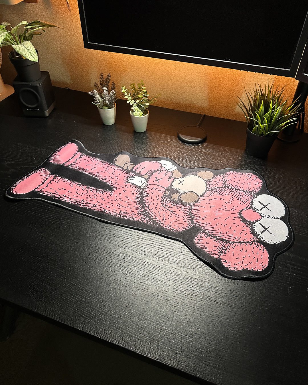 Kaws Uniqlo Companion Deskmat - Hypebeast Mousepad 28 x 13.5in