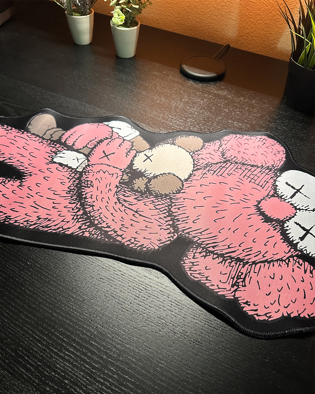 Kaws Uniqlo Companion Deskmat - Hypebeast Mousepad 28 x 13.5in