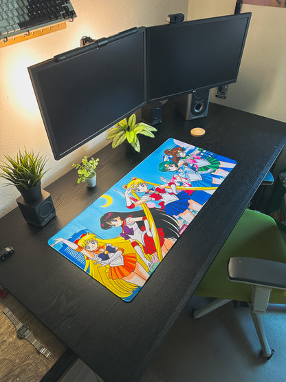 Sailor Moon Group Deskmat | 90x40cm | Anime Inspired