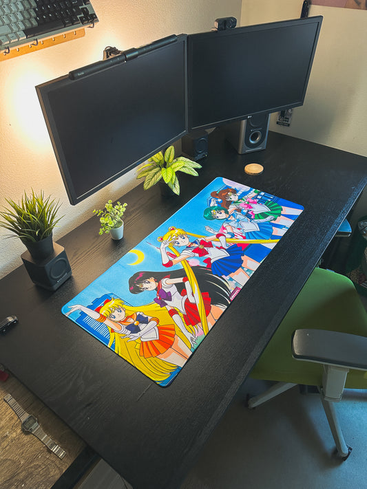 Sailor Moon Group Deskmat | 90x40cm | Anime Inspired