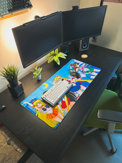 Sailor Moon Group Deskmat | 90x40cm | Anime Inspired