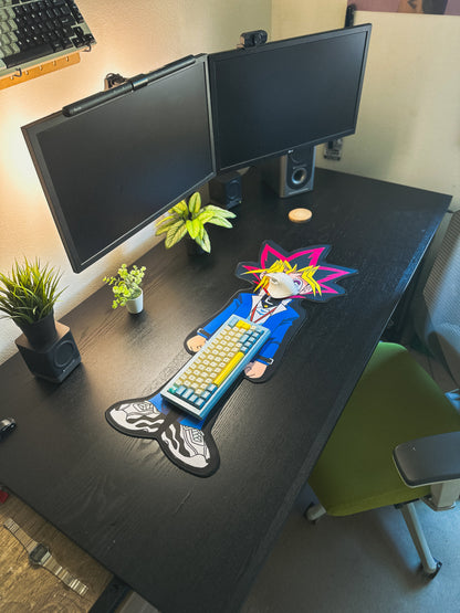 Yugi Moto Deskmat | 90x40cm, Die Cut | Anime Inspired