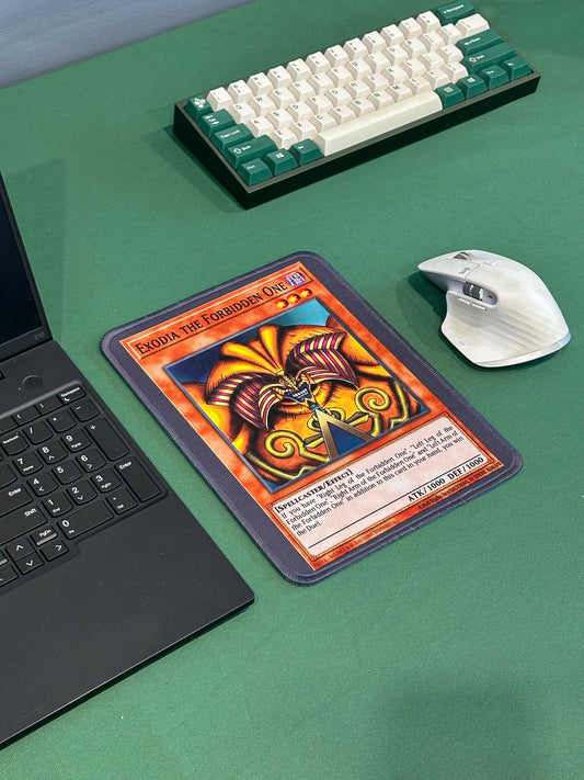 Exodia the Forbidden One Yugioh TCG Mousepad 10 x 7.5in - Gamer Desk Decor