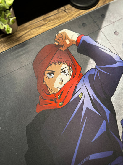 Jujutsu Kaisen Deskmat - Yuji and Megumi Mousepad 90x40cm